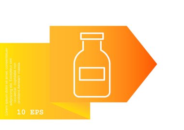 Tıp şişe web simgesi