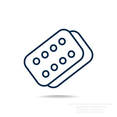 Bandaj sıva basit web simgesi