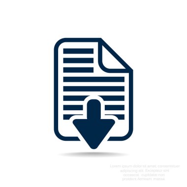 Download dosya web simge