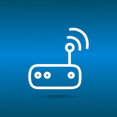 yönlendirici basit simgesi