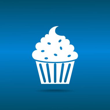 Cupcake tatlı web simgesi