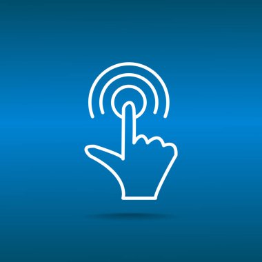 Dokunmatik ekran web simgesi