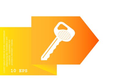 Basit anahtar web simgesi