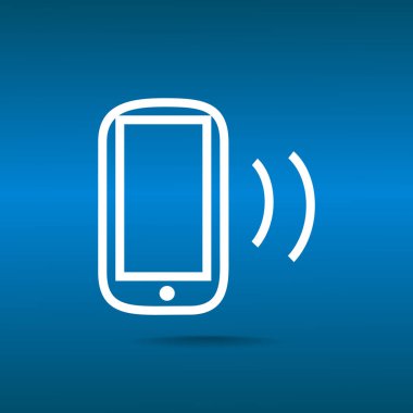 Boş ekranlı basit akıllı telefon