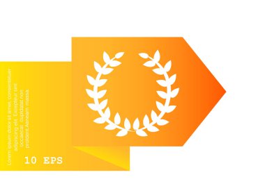 Kazanan çelenk simgesi