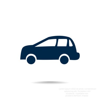 Araba basit simgesi
