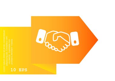 El sıkışma basit simgesi