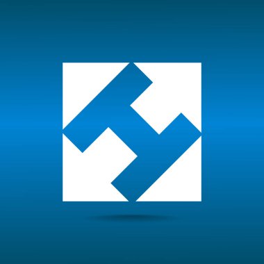 Kare simgesi dört ok