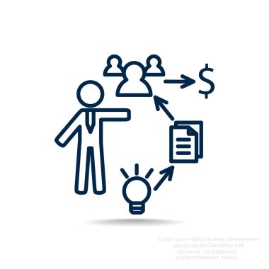 İş basit web simgesi