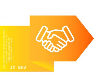 El sıkışma basit simgesi