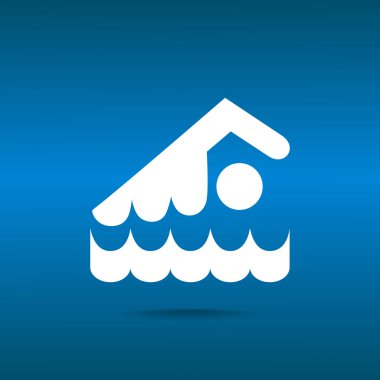 Yüzücü atlet simgesi