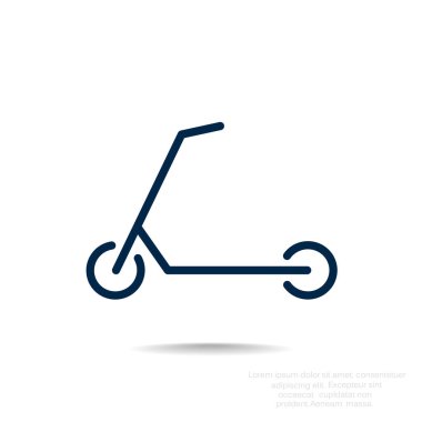 Scooter için çocuk simgesi