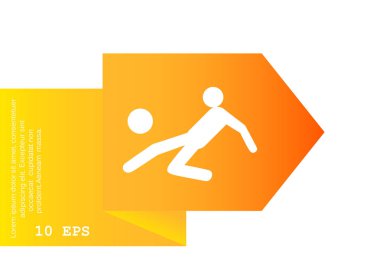 Futbol oyuncu siluet