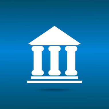 Banka Binası basit simgesi