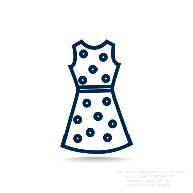 elbise basit simgesi