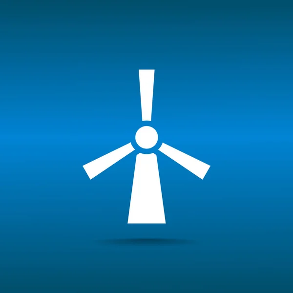 Windmolen web pictogram — Stockvector
