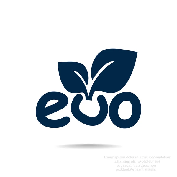 Eco signo icono web — Vector de stock