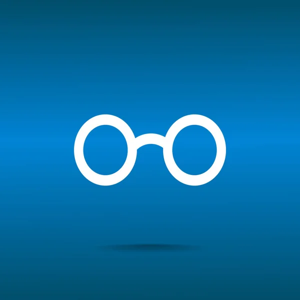 Okulary proste ikona — Wektor stockowy