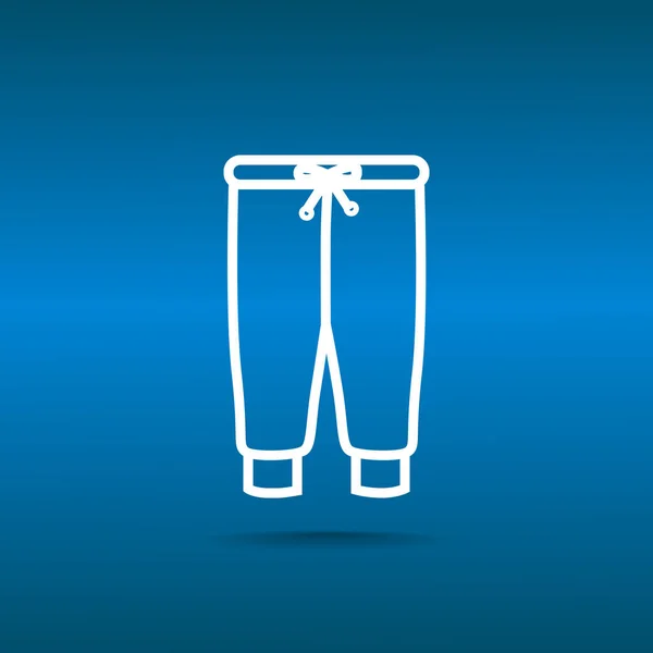 Pantaloni icona web — Vettoriale Stock