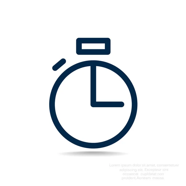 Chronomètre Flat Icon — Image vectorielle