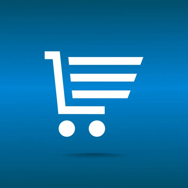 Carrito de compras icono simple — Archivo Imágenes Vectoriales