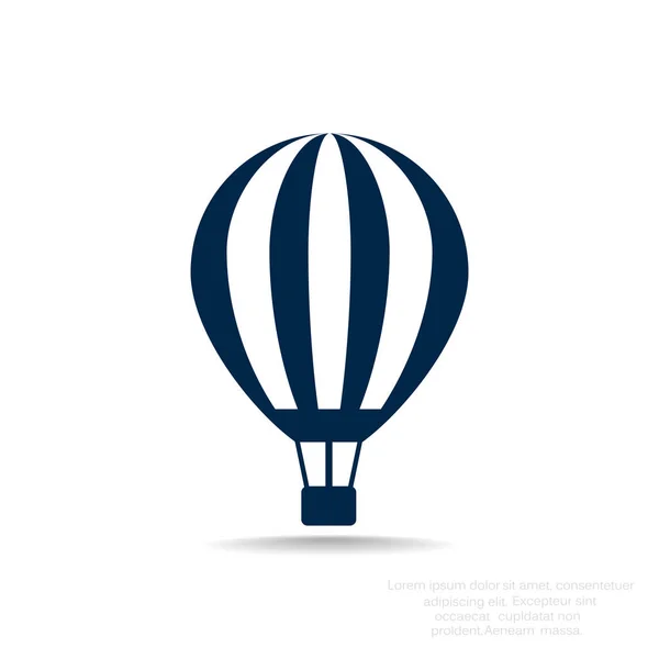 Air balloon simple icon — Stock Vector