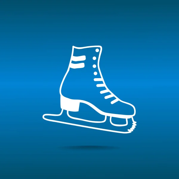 Skate shoe web icon — Stock Vector