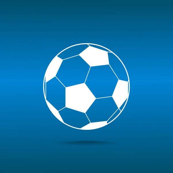 Fußball-Web-Ikone — Stockvektor