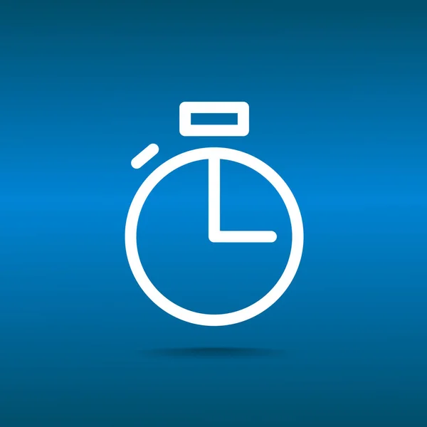 Chronomètre Flat Icon — Image vectorielle