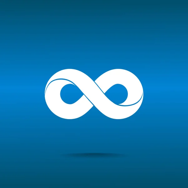 Infinity symbol web icon — Stock Vector