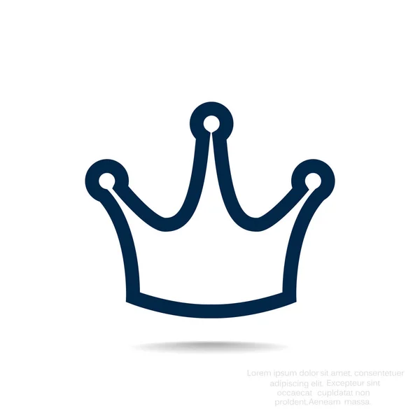 Crown web icon — Stock Vector