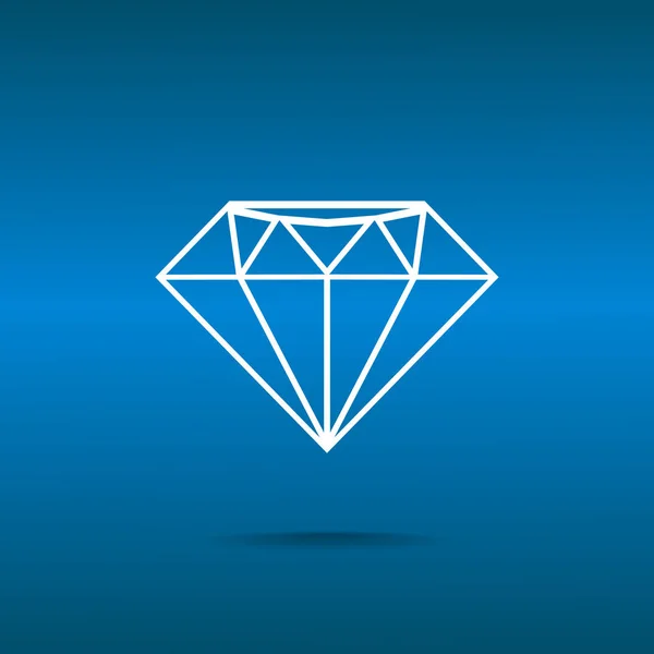 Diamant-Webikone — Stockvektor