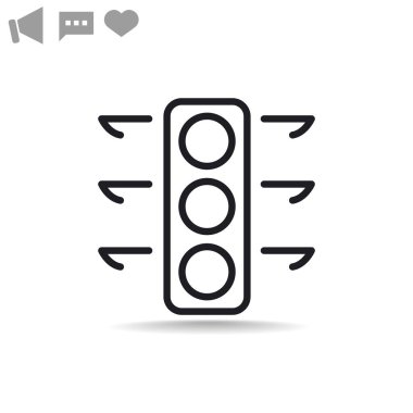trafik ışıkları web simgesi