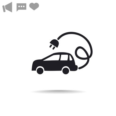 ekolojik araba web simgesi