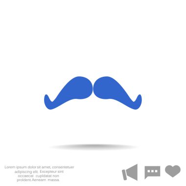 Bıyık web simgesi.