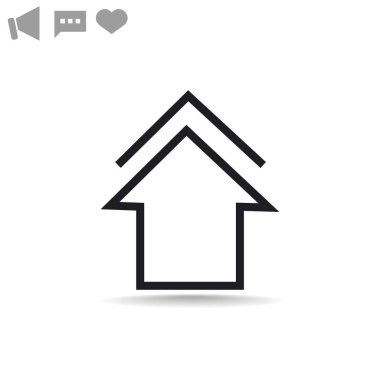 Ok yukarı Web simgesi