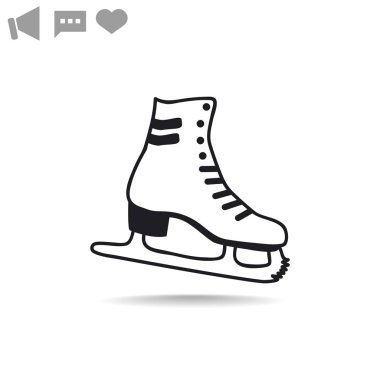  Buz pateni web simgesi