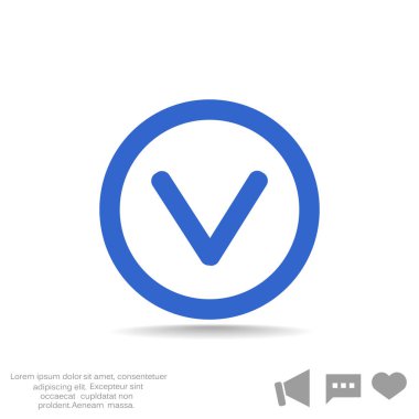 Onay işareti web simgesi