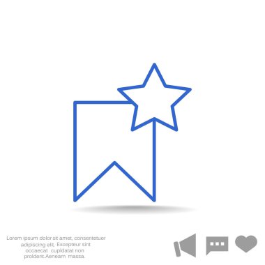 Yıldız etiket web simgesi