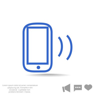 Basit akıllı telefon simgesi