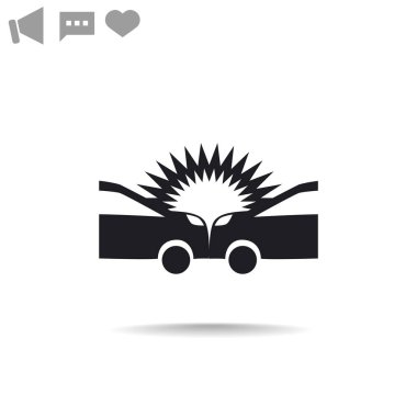 Araba kaza simgesi