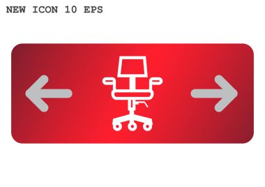 Sandalye web simgesi.