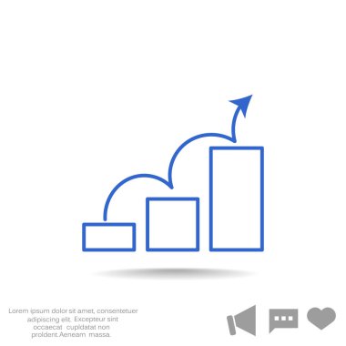 İş grafiği web simgesi