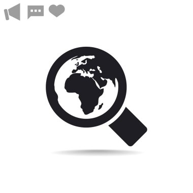 Basit büyüteç simgesini