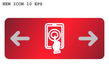  Dokunmatik ekran web simgesi.
