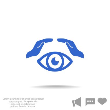 Vizyon ve sigorta simgesi