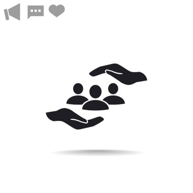 Grup insanların web simgesi