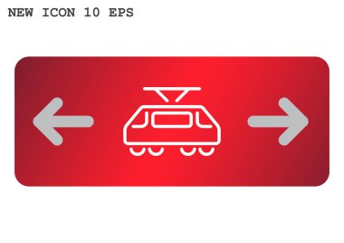 Basit tramvay simgesi