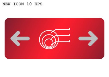 Yüzde kavramı yuvarlak web simgesi