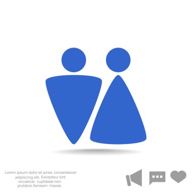  WC işareti web simgesi